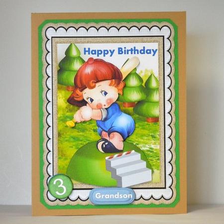 Cute Candy Town Boy by Jackie Bullock