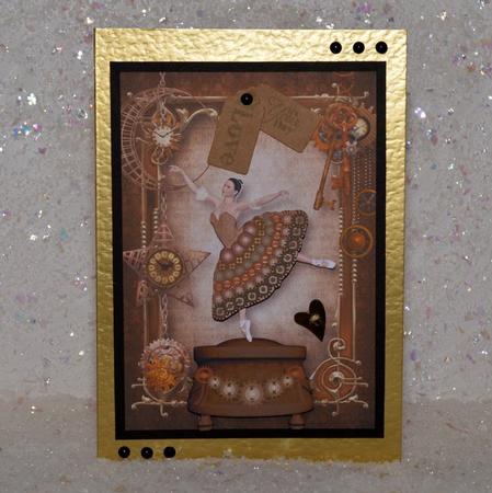Steampunk Ballerina Music Box by Jackie Bullock