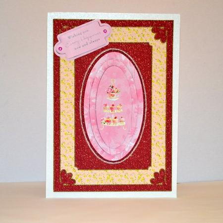Various Occasions Card Base & Insert 8 by Jackie Bullock
