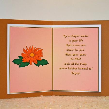 Chrysanthemum Corner - Retirement 2 Insert by Jackie Bullock