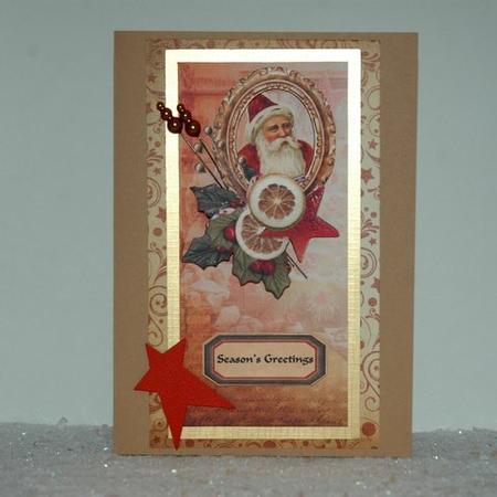 Vintage Santa Standard Dl by Jackie Bullock