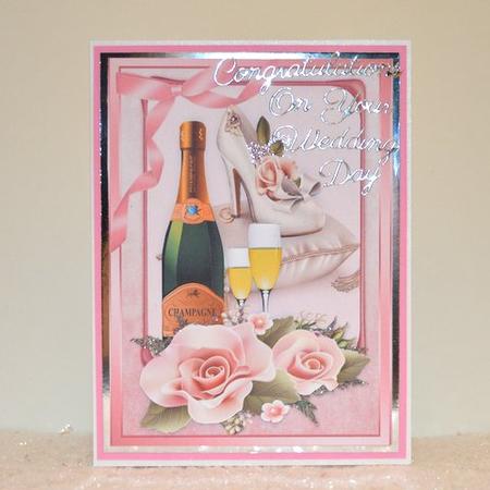 Beautiful Wedding or Anniversary Card  by Jackie Bullock