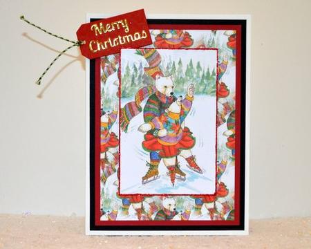 Skating Bears by Jackie Bullock