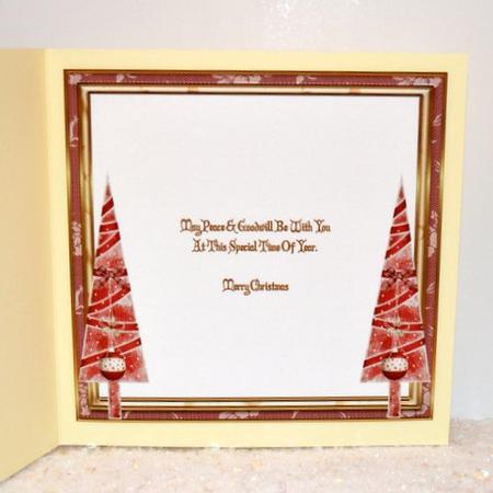 A Joyous Christmas 8 x 8ins Insert 1 by Jackie Bullock