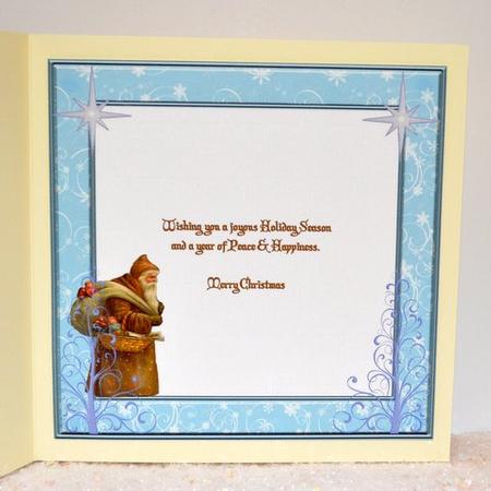 A Winter Wonderland 8 x 8ins Insert 3 by Jackie Bullock