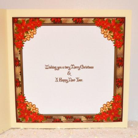 A Gift at Christmas 8 x 8ins Insert by Jackie Bullock
