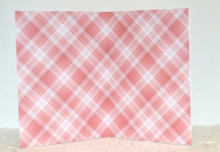 Christmas Plaid Backing Paper 1 by Jackie Bullock