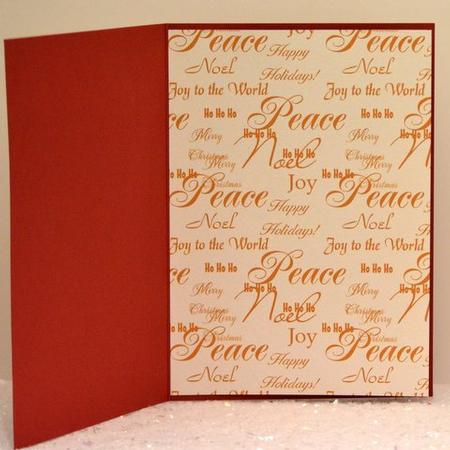 Christmas Script Backing Paper by Jackie Bullock