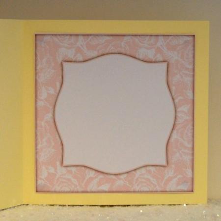 Vintage Rose 8x8 Blank Card Front - Subtle Shade by Jackie Bullock