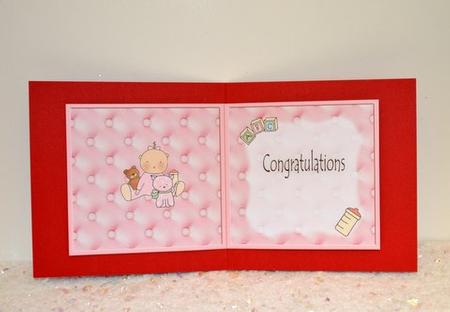 Congratulations (girl) Insert by Jackie Bullock