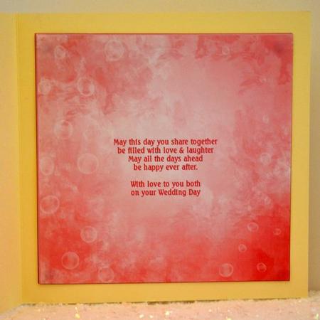 Wedding Day Insert by Jackie Bullock