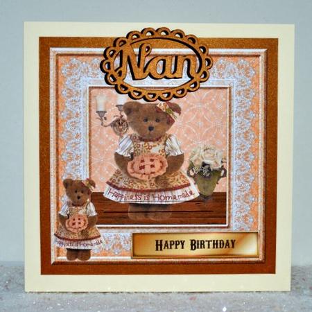 Quick and Easy Topper Bear 3 by Jackie Bullock