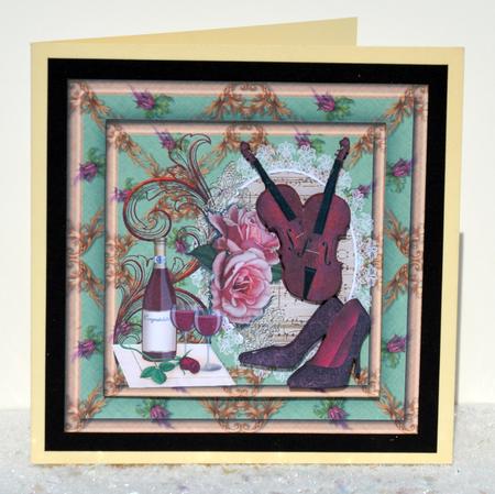 All Occasions Night at the Proms Card Topper by Jackie Bullock