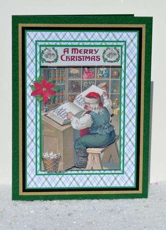 Santa 's Book Vintage by Jackie Bullock