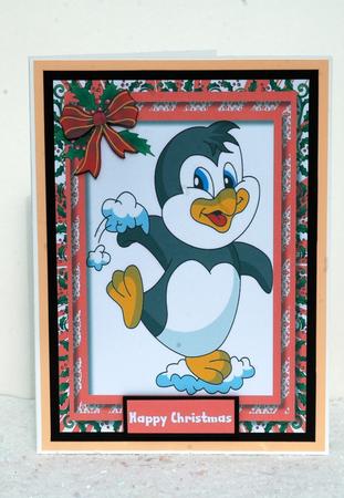 Lovely Dancing Penquin  by Jackie Bullock