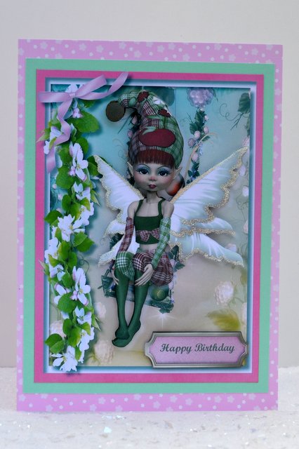 Beautiful Apple Blosson Fairy by Jackie Bullock