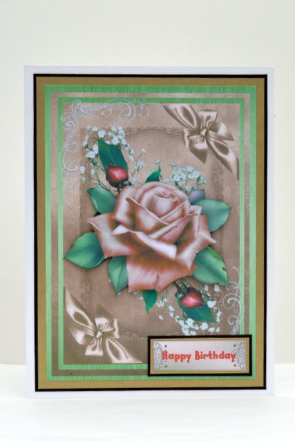 Beautiful Roses and Babys Breath by Jackie Bullock