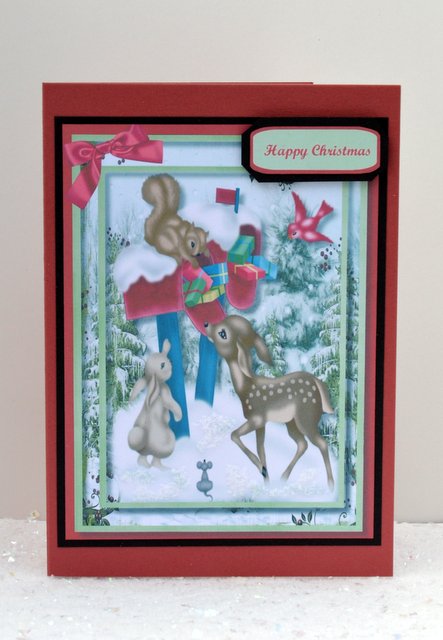 Animal Post for Christmas by Jackie Bullock
