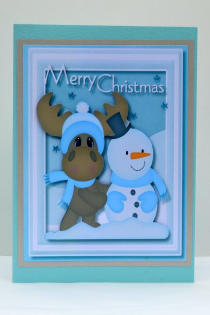Moose and the Friendly Snowman  by Jackie Bullock