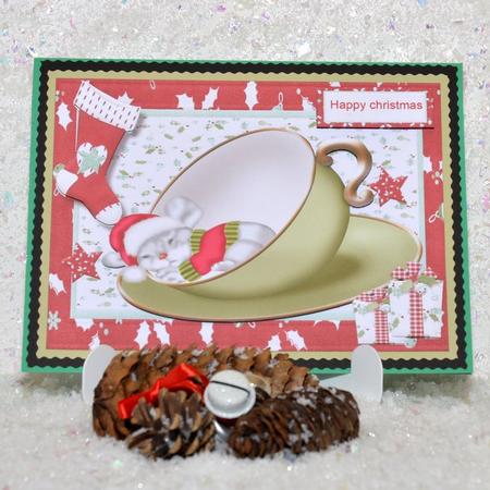 Little Mouse Fallen Asleep Waiting for Santa by Jackie Bullock