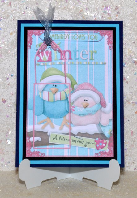 Warm Winter Thoughts Bookmark Keepsake by Jackie Bullock