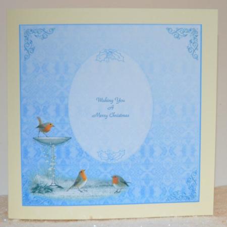 8x8 Wishing You a Merry Christmas Insert by Jackie Bullock