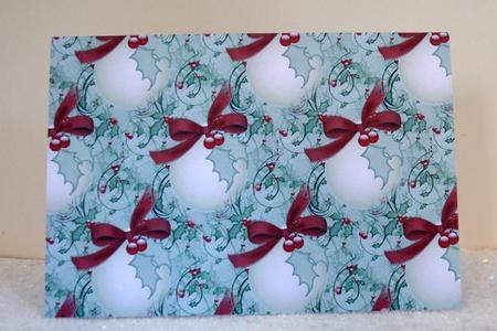 Christmas Baubles Background Paper 2 by Jackie Bullock