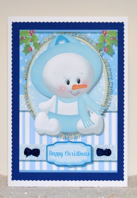 Lovely Little Fire Snowman  by Jackie Bullock