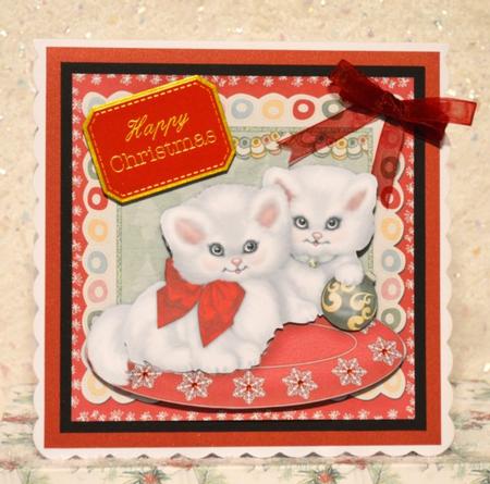 Christmas Kittens by Jackie Bullock