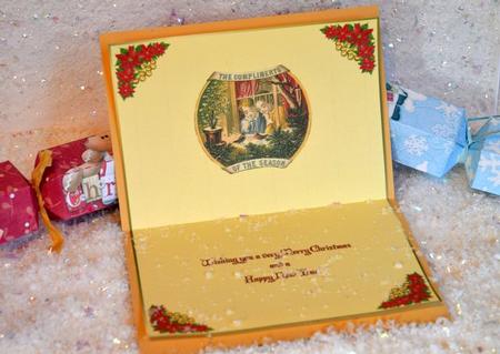 Compliments of the Season Insert by Jackie Bullock