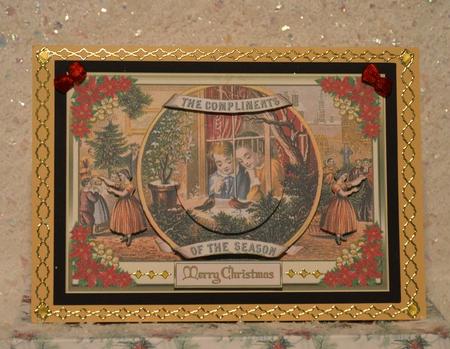 Compliments of the Season Card Front by Jackie Bullock