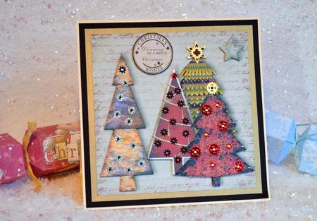 Steampunk Christmas Trees by Jackie Bullock