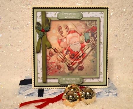 Santa and Roudof's Christmas Selfie by Jackie Bullock