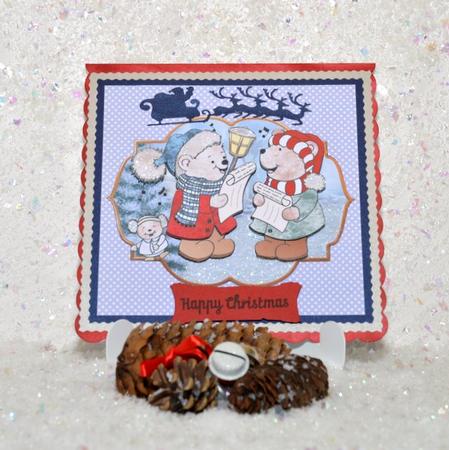 Carols Singers Topper and Decoupage by Jackie Bullock