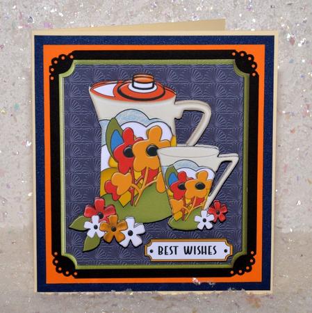 Clarice Coffee Pot & Mug by Jackie Bullock