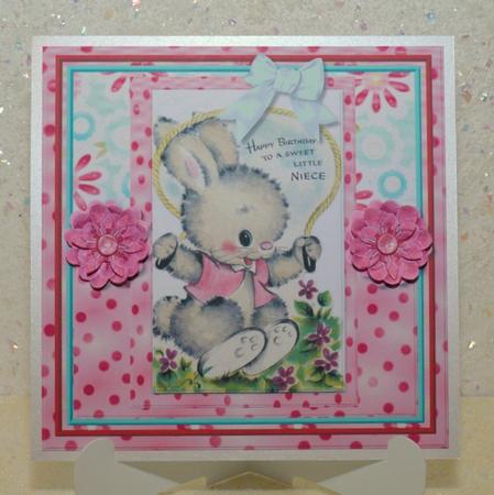 Cute Topper Birthday Niece by Jackie Bullock