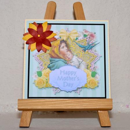 Precious Moments Mother & Child Card Front by Jackie Bullock