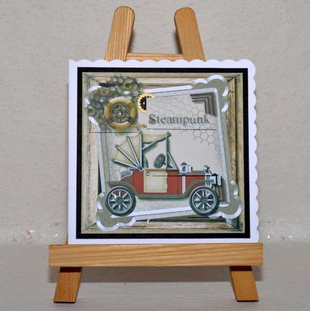 Mr. Punker-doodles Card Card Topper by Jackie Bullock