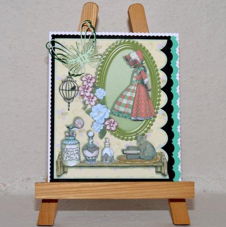 Little Girl Card by Jackie Bullock