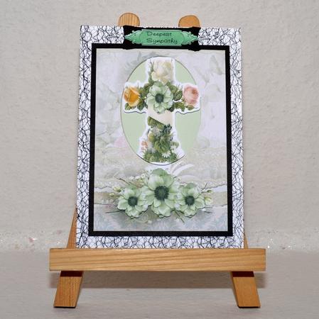 Flower Cross by Jackie Bullock
