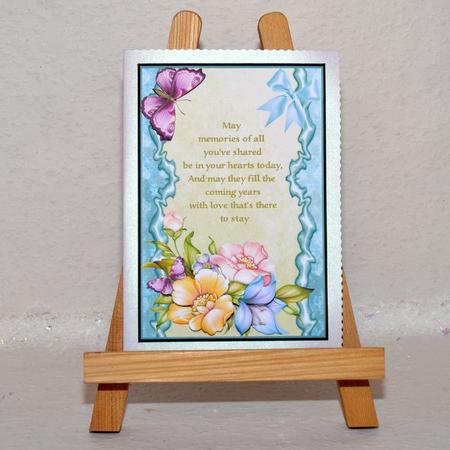 Floral Freetings Anniversary by Jackie Bullock