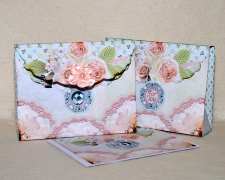 Big Pinchbox (bag) Soft Color Green Peach 102 by Jackie Bullock