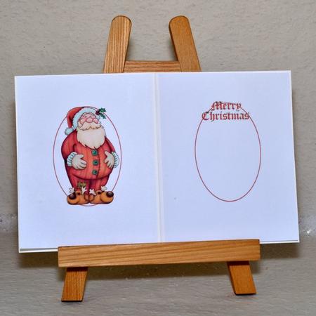 Santa in His Slippers Insert by Jackie Bullock