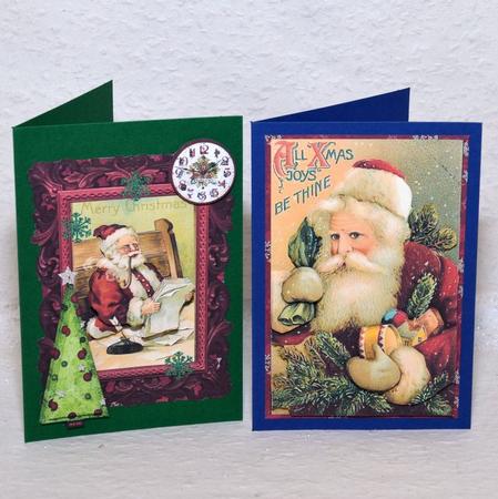 Christmas Cards x 2 by Jackie Bullock