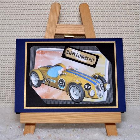 Born2ryd Gold Racing Sports Car with the Stars by Jackie Bullock
