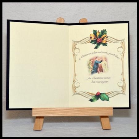Christmas Insert Vintage 3 by Jackie Bullock