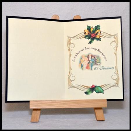 Christmas Insert Vintage 1 by Jackie Bullock