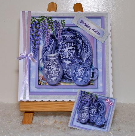 Beautiful Lilac Willow and Wisteria  by Jackie Bullock