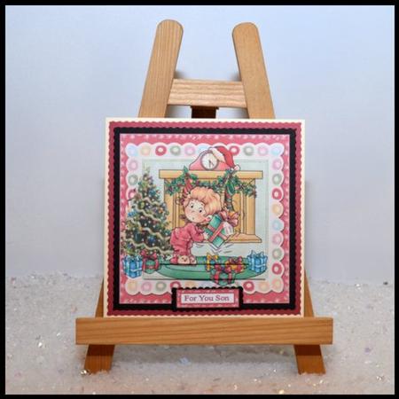 Christmas Morning Pyramid by Jackie Bullock