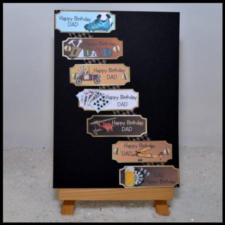 Dad Birthday - Sentiment Labels by Jackie Bullock